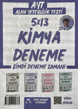 Ders Ortamı Yayınları AYT Kimya 5x13 Deneme
