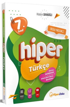  Hiper Zeka Yayınları 7. Sınıf Hiper Türkçe Konu Anlatımlı Soru Bankası