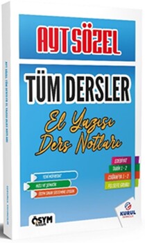 Kurul Yayıncılık AYT Sözel Tüm Dersler El Yazısı Ders Notları