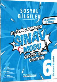  Pruva Akademi 6. Sınıf Sosyal Bilgiler Deneme