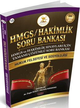  Savaş Yayınları 2026 HMGS Hakimlik Hukuk Felsefesi ve Sosyolojisi Soru Bankası