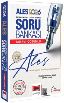 Yargı Yayınları 2026 ALES VIP Sayısal Sözel Yetenek Tamamı Çözümlü Soru Bankası