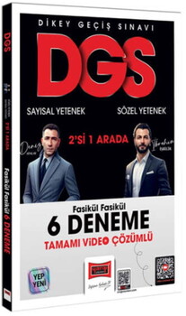 Yargı Yayınları 2026 DGS Sayısal Yetenek Sözel Yetenek Fasikül Fasikül Tamamı Video Çözümlü 6 Deneme