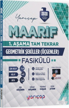 YarıÇap Yayınları 2028 Geometrik Şekiller Maarif Fasikülü 1. Aşama