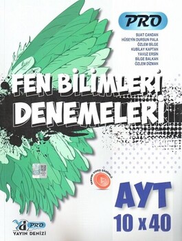  Yayın Denizi AYT Fen Bilimleri Pro 10 x 40 Denemeleri