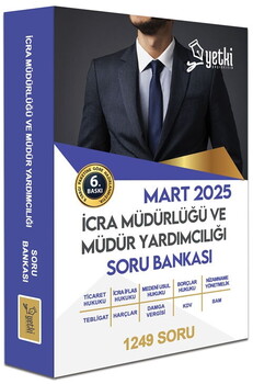  Yetki Yayınları İcra Müdür ve Müdür Yardımcılığı Soru Bankası