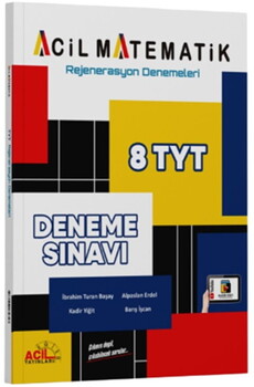  Acil Yayınları TYT Rejenerasyon 8 li Denemeleri