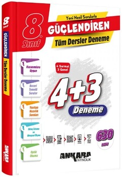  Ankara Yayıncılık 8. Sınıf Tüm Dersler Güçlendiren Denemeleri
