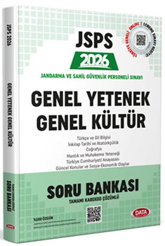  Data Yayınları JSPS Genel Yetenek Genel Kültür Soru Bankası
