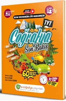  E-coğrafya Yayınları TYT Coğrafya Son Bakış