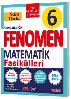  Fenomen Okul Yayınları 6. Sınıf Matematik Fasikül Seti