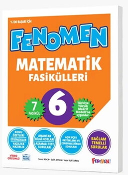  Fenomen Okul Yayınları 6. Sınıf Matematik Fasikül Seti
