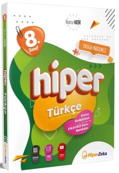 Hiper Zeka Yayınları 8. Sınıf Hiper Türkçe Konu Anlatımlı Soru Bankası