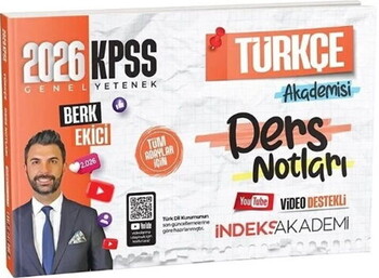 İndeks Akademi 2026 KPSS Türkçe Akademisi Video Ders Notları