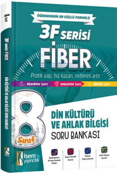 İsem Yayınları 8. Sınıf Din Kültürü ve Ahlak Bilgisi 3F Fiber Soru Bankası