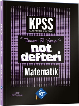  KR Akademi KPSS Matematik Problemler Konu Anlatımı Defteri