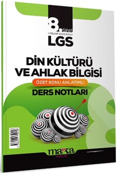  Marka Yayınları 8. Sınıf LGS Din Kültürü ve Ahlak Bilgisi Özet Konu Anlatımlı Ders Notları