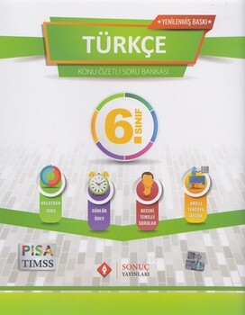  Sonuç Yayınları 6. Sınıf Türkçe Kazanım Merkezli Soru Kitapçığı Seti Yenilenmiş Baskı
