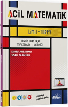  Acil Yayınları Acil Matematik Limit Türev