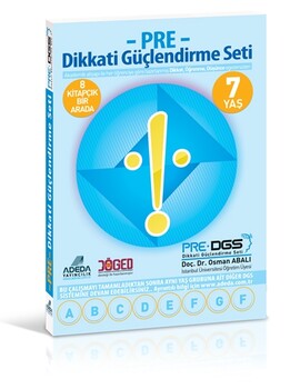  Adeda Yayınları PRE Dikkati Güçlendirme Seti 7 Yaş Set
