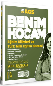 Benim Hocam 2027 MEB AGS Eğitim Bilimleri Gelişim ve Öğrenme Psikolojisi Soru Bankası