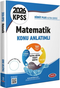 Data Yayınları 2026 KPSS Matematik Hibrit Plus Ultra Serisi Konu Anlatımlı