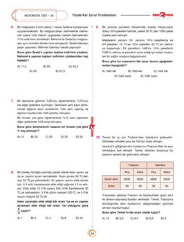  Ders Platosu TYT Matematik 7 Günde 2X Hızında Tekrar Deneme