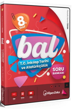 Hiper Zeka Yayınları 7. Sınıf Bal T. C. İnkılap Tarihi ve Atatürkçülük Soru Bankası