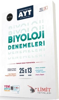  Limit Yayınları AYT 25 li Biyoloji Deneme