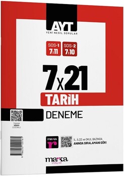  Marka Yayınları AYT Tarih 7x21 Deneme