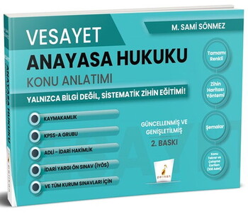  Pelikan Yayınları Vesayet Anayasa Hukuku Konu Anlatımı