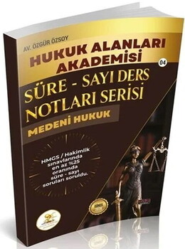  Savaş Yayınları 2026 HUKAL HMGS Hakimlik Medeni Usul Hukuku Süre Sayı Ders Notları