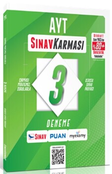  Sınav Yayınları AYT Sınav Karması 3 Deneme