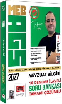 Yargı Yayınları 2027 MEB AGS Mevzuat Bilgisi 10 Deneme İlaveli Tamamı Çözümlü Soru Bankası
