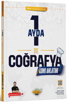 Coğrafya Gurmesi Yayınları TYT Coğrafya 1 Ayda Konu Anlatımı