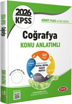 Data Yayınları 2026 KPSS Coğrafya Hibrit Plus Ultra Serisi Konu Anlatımlı