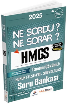  Dizgi Kitap 2025 HMGS Hakimlik Hukuk Felsefesi-Sosyolojisi Ne Sordu Ne Sorar Soru Bankası