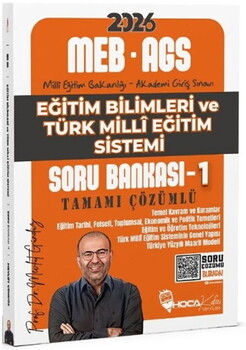  Hoca Kafası 2026 MEB AGS Eğitim Bilimleri ve Türk Milli Eğitim Sistemi Soru Bankası-1
