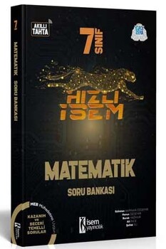  İsem Yayınları 7. Sınıf Matematik Hızlı İsem Soru Bankası