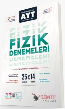  Limit Yayınları AYT Fizik 25 x 14 Denemeleri