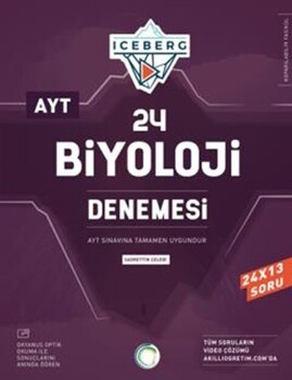  Okyanus Yayınları AYT Biyoloji İceberg 24 Denemesi