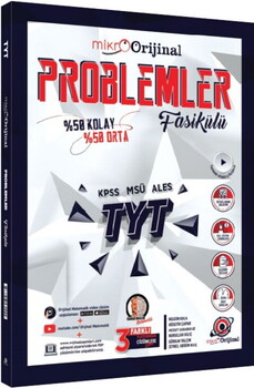  Orijinal Mikro TYT Problemler Fasikülü Soru Bankası