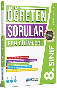  Pruva Akademi 8. Sınıf Fen Bilimleri Öğreten Soru Bankası