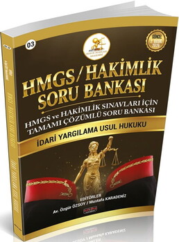  Savaş Yayınları 2026 HMGS Hakimlik İdari Yargılama Usul Hukuku Soru Bankası