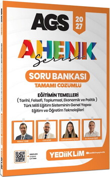 Yediiklim 2027 AGS Ahenk Serisi Eğitimin Temelleri Tamamı Çözümlü Soru Bankası