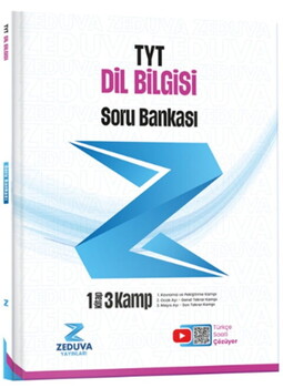  Zeduva Yayınları Türkçe Saati TYT Dil Bilgisi 1 Kitap 3 Kamp Soru Bankası