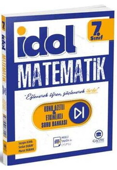  Çanta Yayınları 7. Sınıf İdol Matematik Konu Özetli Etkinlikli Soru Bankası