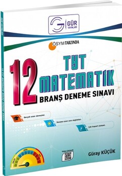  Gür Yayınları TYT Matematik 12 Deneme Video Çözümlü