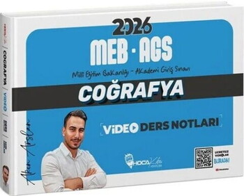  Hoca Kafası 2026 MEB AGS Coğrafya Video Ders Notları