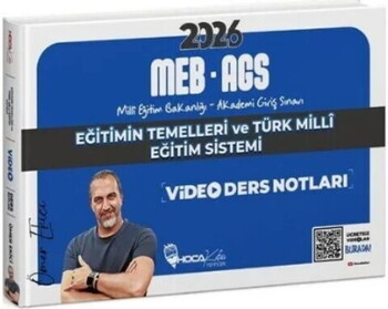  Hoca Kafası 2026 MEB AGS Eğitimin Temelleri ve Türk Milli Eğitim Sistemi Video Ders Notları